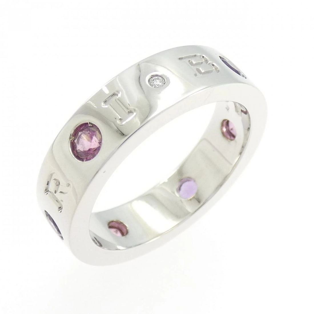 BVLGARI RING: Bvlgari Ring Brand: BVLGARI Type/Style: Bulgari Ring Material: 750 white gold, Main Stone Tourmaline Color: White Gold Size: US 6 1/4 Accessories: None Accessories Notice: When purchasing