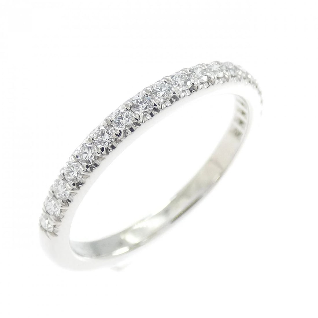 TIFFANY & CO. SOLESTE HALF CIRCLE RING: TIFFANY & Co. Soleste Half Circle Ring Brand: TIFFANY&Co. Type/Style: TIFFANY & Co. Ring Material: Platinum950, Main Stone natural Color: SILVER Size: US 4 Accessories: None Accessories Notice: When