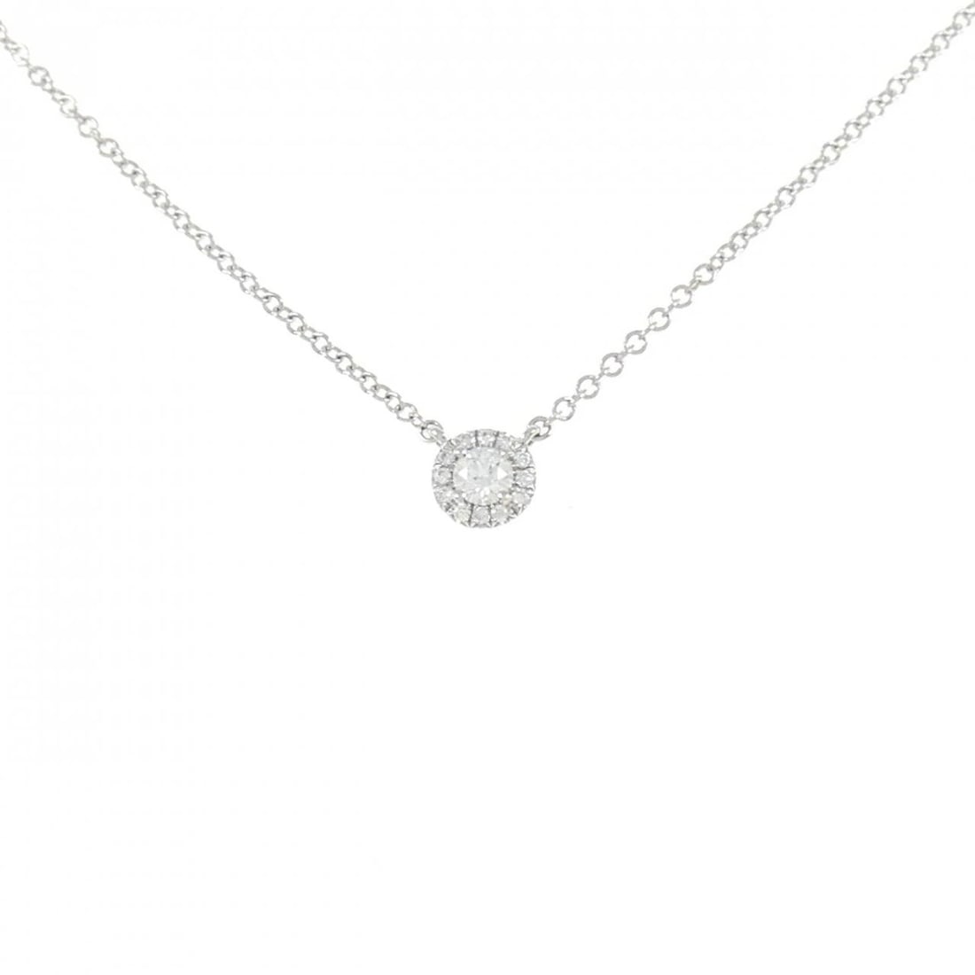 TIFFANY&CO. SOLESTE NECKLACE: TIFFANY&Co. Soleste Necklace Brand: TIFFANY&Co. Type/Style: TIFFANY&Co. Necklace Material: Platinum950, Main Stone natural Color: silver Size: Length 41cm Actual Size Pendant Length approx. x width
