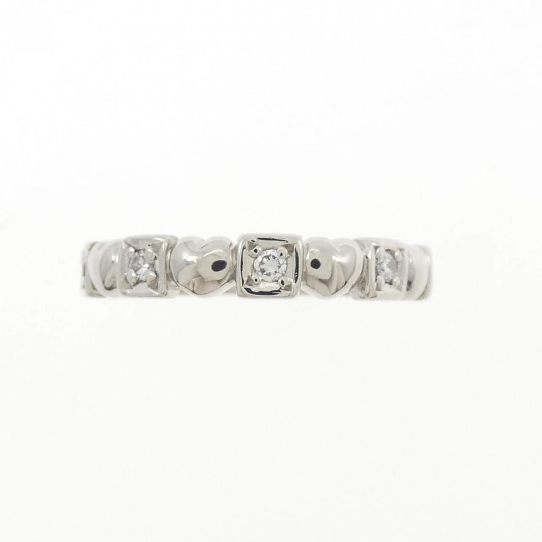 PERLITA MIKIMOTO DIAMOND RING: Perlita Mikimoto Diamond Ring Brand: PERLITA MIKIMOTO Type/Style: Perlita Mikimoto Ring Material: Platinum900, Main Stone natural Color: SILVER Size: US 5 Accessories: None Accessories Notice: When