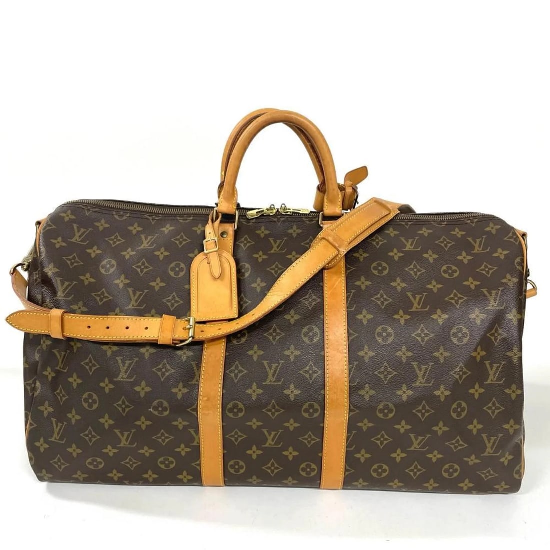 LOUIS VUITTON KEEPALL 55 BOSTON BAG MONOGRAM CANVAS (1 of 4)