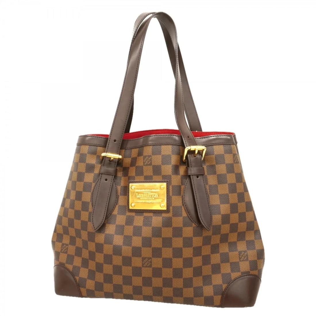 LOUIS VUITTON DAMIER HAMPSTEAD TOTE BAG: Louis Vuitton Damier Hampstead Tote Bag Brand: Louis Vuitton Type/Style: Tote bag Material: None Color: Ebene Size: (HxWxD) 28.5cm x 35cm x 17cm / 11.22'' x 13.77'' x 6.69'' Accessories: None