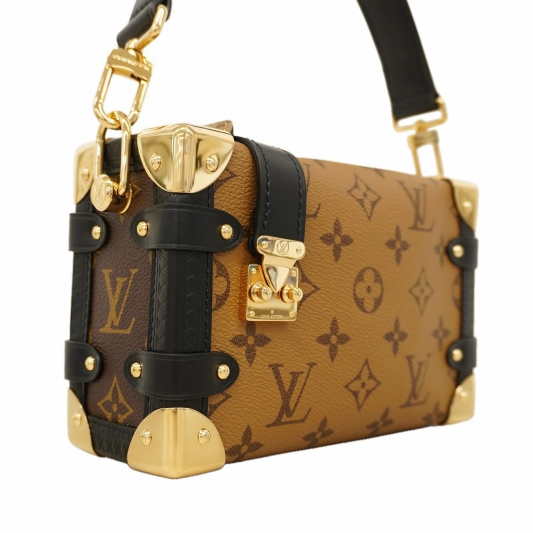 LOUIS VUITTON MONOGRAM REVERSE SIDE TRUNK HANDBAG - 2
