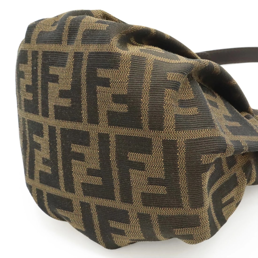 FENDI ZUCCA PATTERN FF MOTIF HANDBAG CANVAS - 4