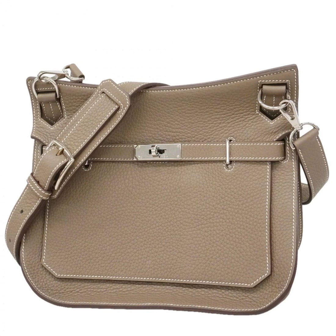 HERMES JYPSIERE 28 SHOULDER BAG TAURILLON CLEMENCE LEATHER (1 of 4)