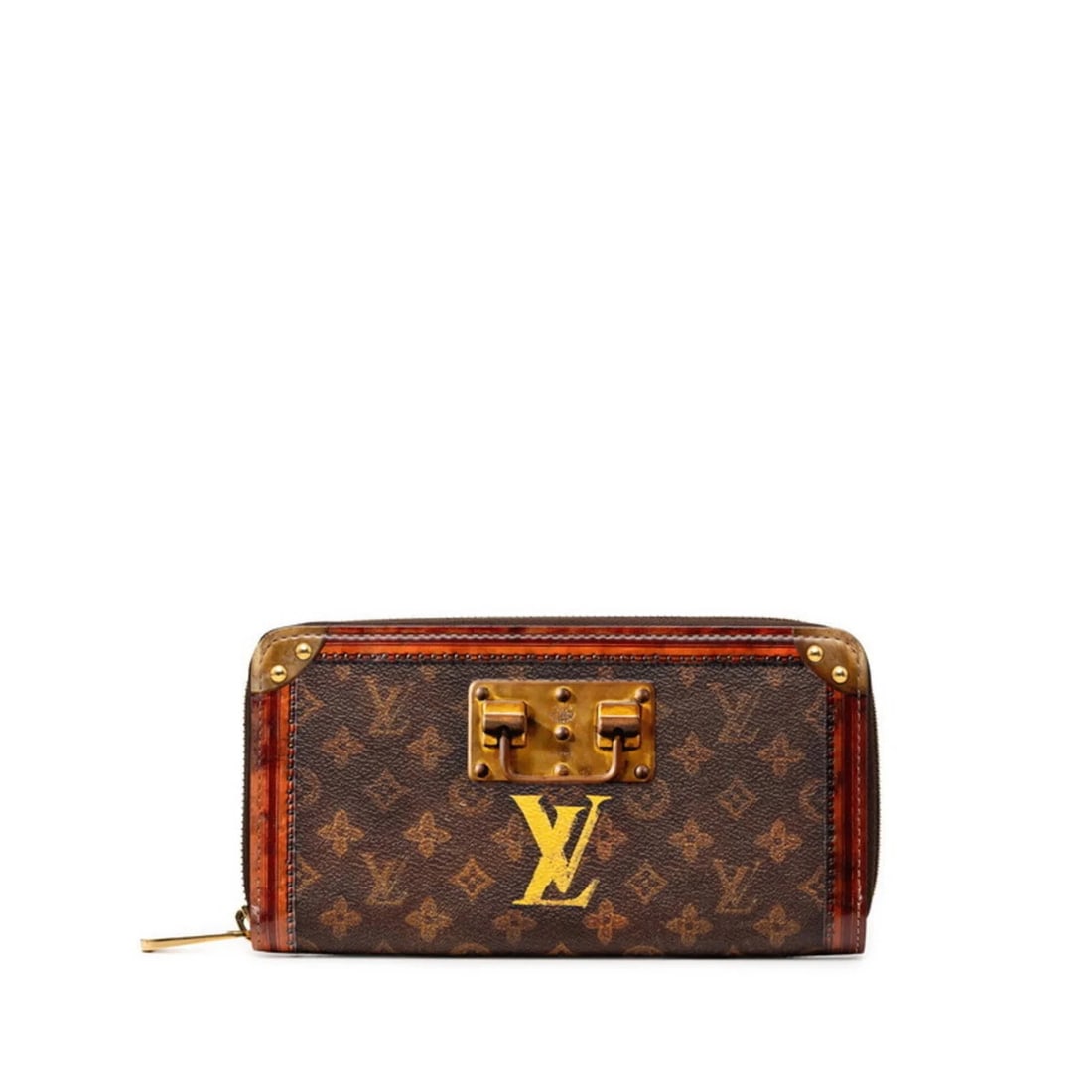 LOUIS VUITTON MONOGRAM TRANSFORMED TRUNK TIME ZIPPY WALLET (1 of 3)