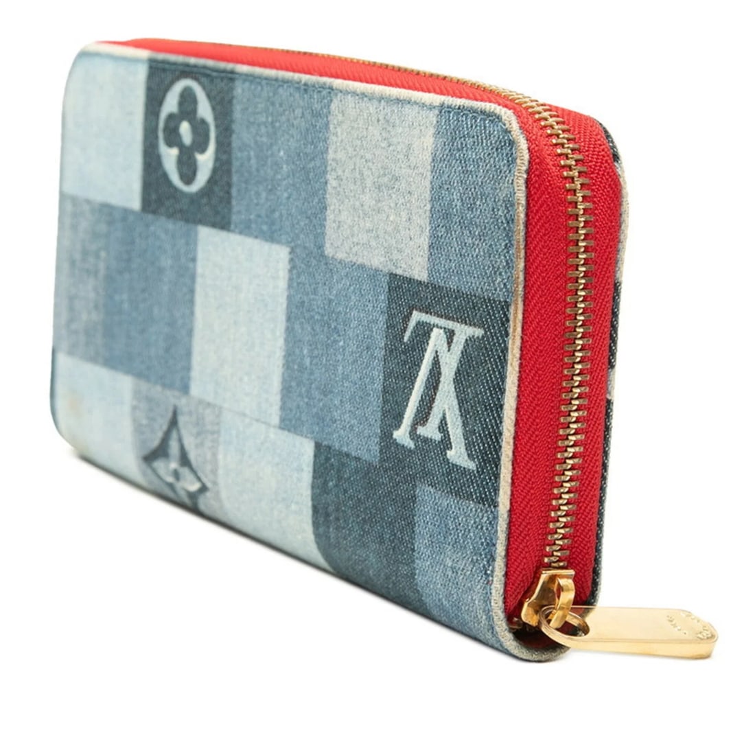 LOUIS VUITTON MONOGRAM DENIM PATCHWORK ZIPPY WALLET - 2