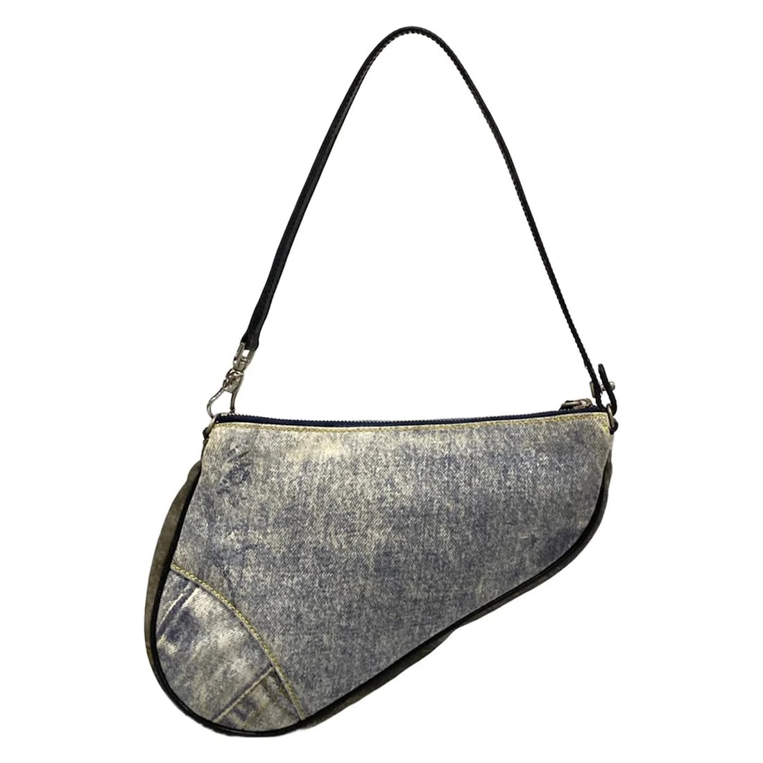 DIOR/CHRISTIANDIOR DARK GRAY LIGHT BLUE NAVY LEATHER (1 of 6)