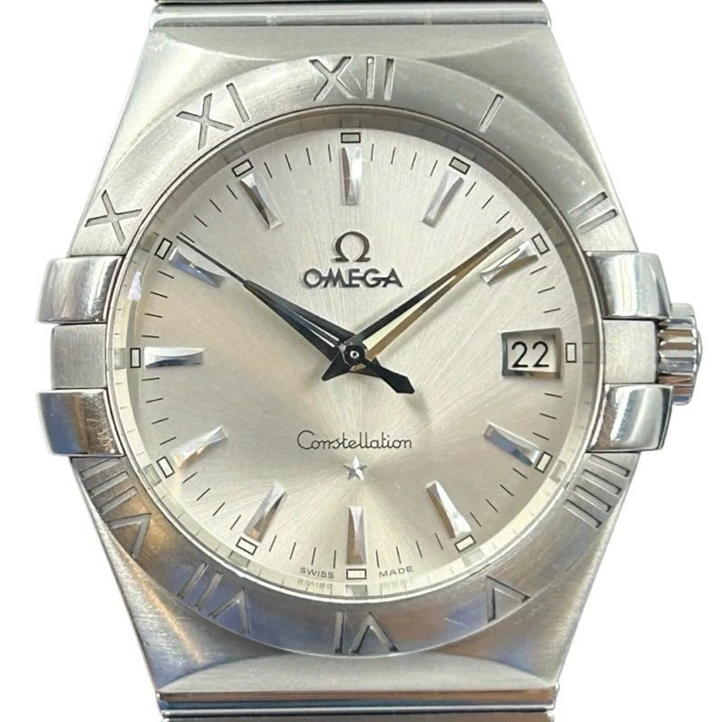 OMEGA CONSTELLATION WRIST WATCH: OMEGA constellation Wrist Watch Brand: OMEGA Type/Style: Wristwatch Material: Case material/Stainless steel Color: Dial Color silver Size: Case size approximately 35mm (excluding crown) Arm circumfere