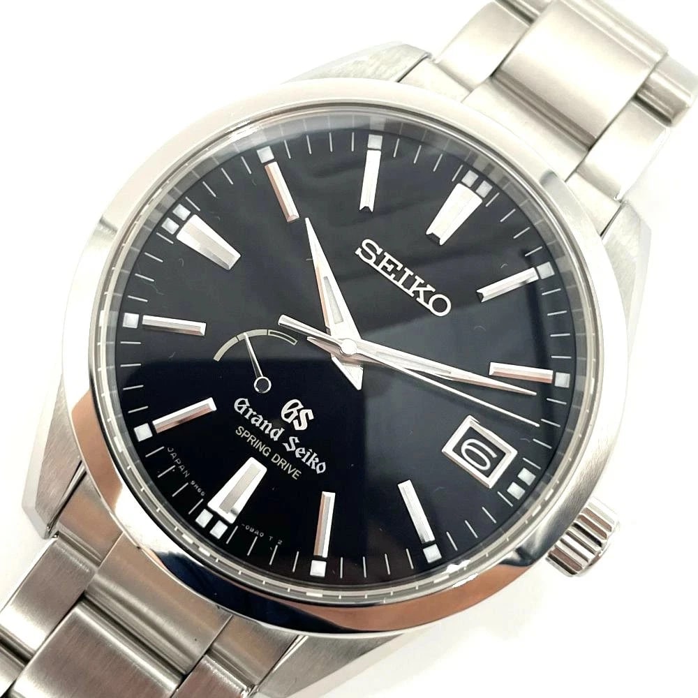 GRAND SEIKO SPRING DRIVE POWER RESERVE WATCH: Grand Seiko Spring Drive Power Reserve Watch Brand: Grand Seiko Type/Style: Wristwatch Material: SS Color: Dial Color black Size: Case size: Approximately 40mm Arm circumference: Approximately 16-16.5