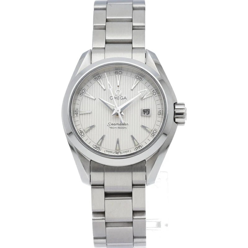OMEGA SEAMASTER AQUA TERRA QUARTZ WRIST WATCH: OMEGA seamaster aqua terra Quartz Wrist Watch Brand: OMEGA Type/Style: Wristwatch Material: Case material stainless steel Belt material stainless steel Color: Dial Color silver Size: Case diameter (H)