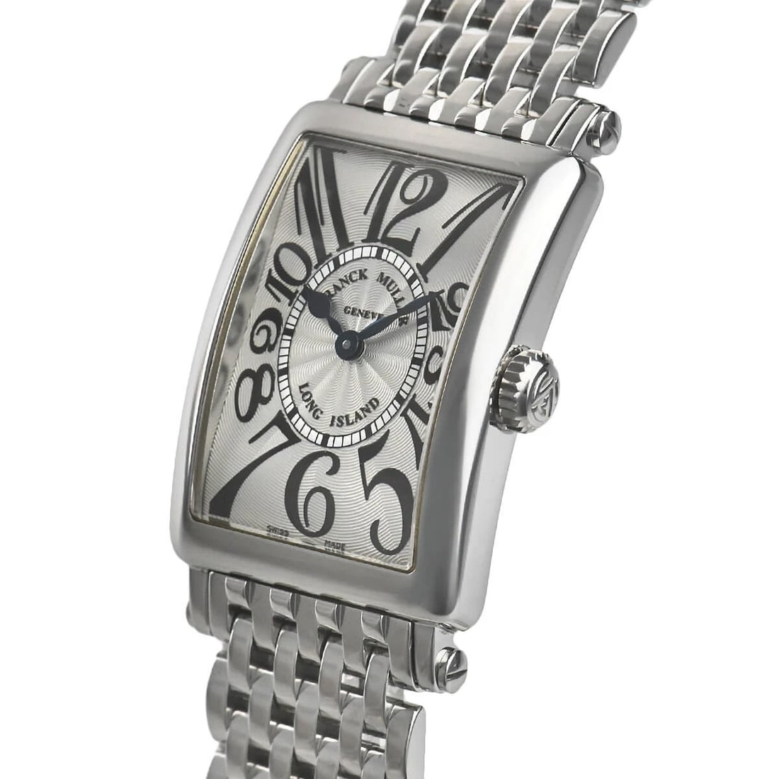 FRANCK MULLER LONG ISLAND WATCH: Franck Muller Long Island Watch Brand: FRANK MULLER Type/Style: Wristwatch Material: stainless steel Color: Dial Color color silver Size: Case size 32.523.0mm Accessories: None Accessories