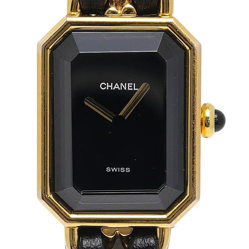 CHANEL PREMIERE WRIST WATCH WOMEN QUARTZ WATCH: CHANEL Premiere Wrist watch Women Quartz Watch Brand: CHANEL Type/Style: Wristwatch Material: GP leather Color: Dial Color black Size: Case size: Approximately W20H26mm (excluding crown) Accessori