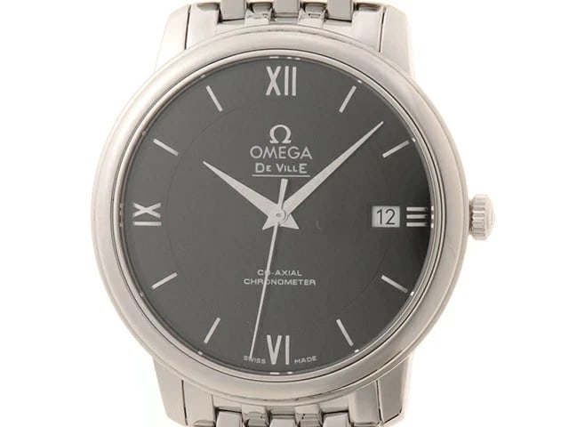 OMEGA WATCH DEVIL PRESTIGE-CO-AXIAL WRIST WATCH: OMEGA watch devil Prestige-Co-Axial Wrist Watch Brand: OMEGA Type/Style: Wristwatch Material: stainless steel Color: Dial Color Black Size: Case: approx. 36mm x 40mm Arm circumference: approx. 17cm
