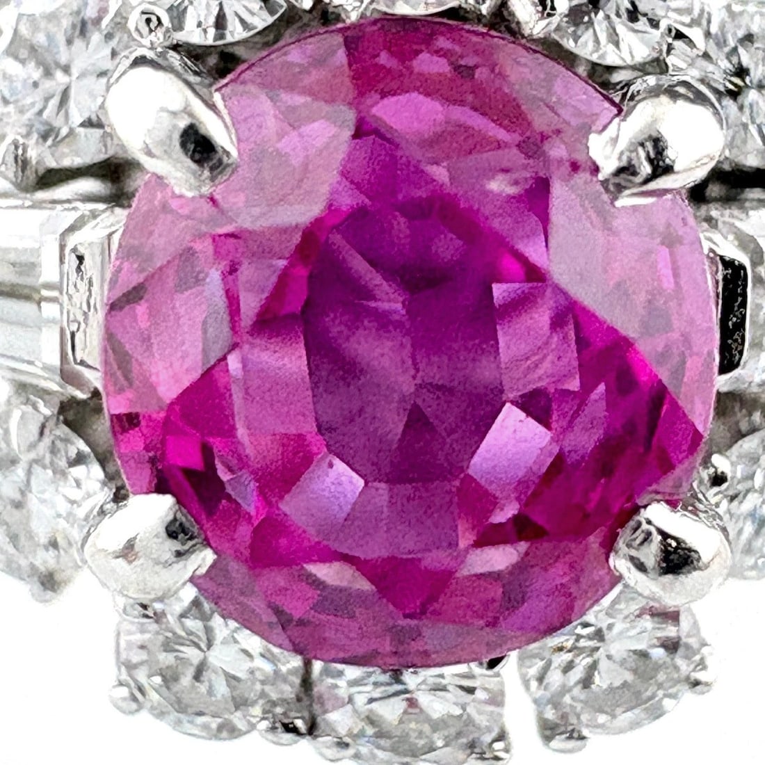 PINK SAPPHIRE DESIGN RING - 2