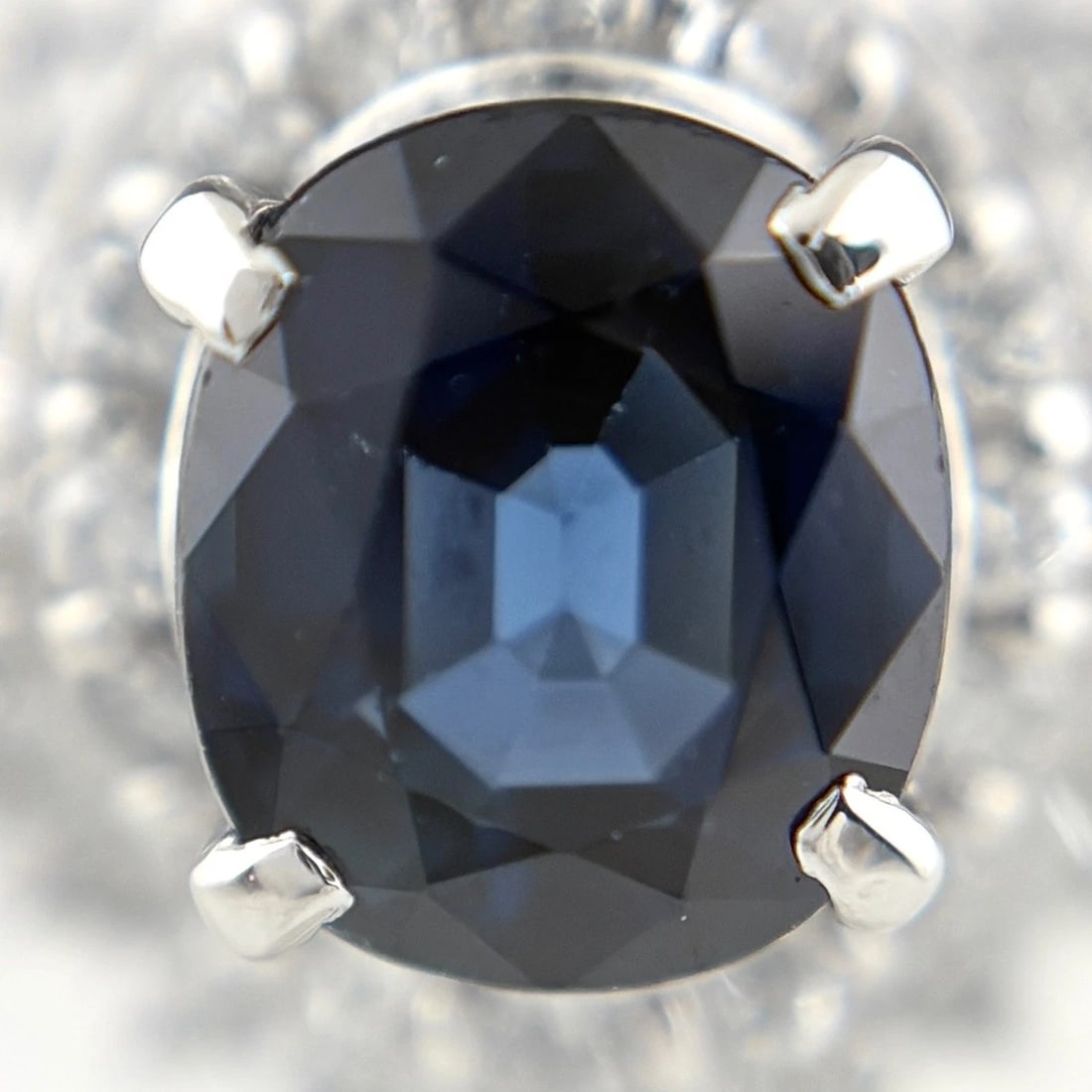 SAPPHIRE DESIGN RING PLATINUM - 2
