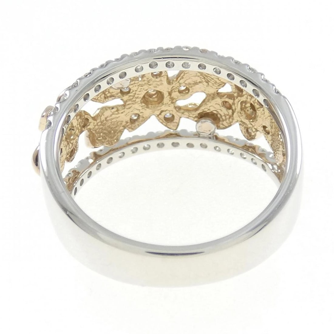 PT/18KPG FLOWER DIAMOND RING - 2