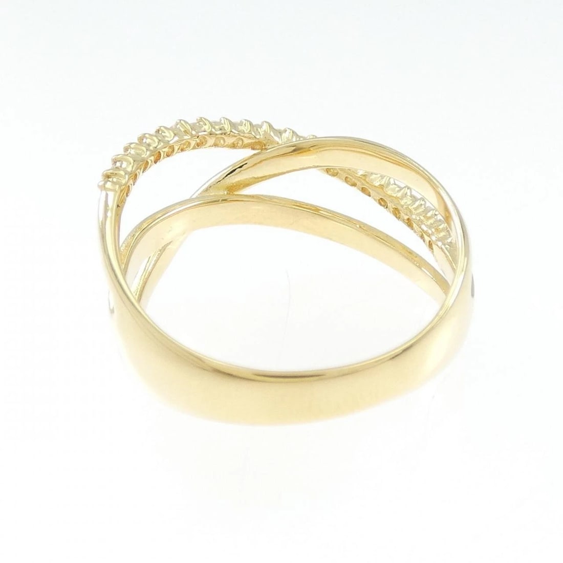 K18YG DIAMOND RING - 3