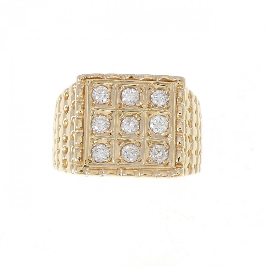 K18YG DIAMOND RING - 2