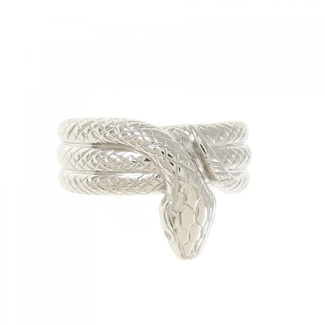 PT900 SNAKE DIAMOND RING - 2