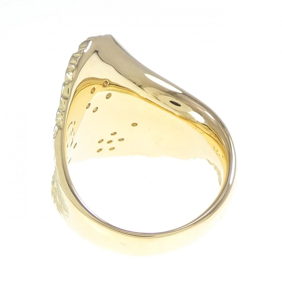 K18YG DIAMOND RING - 3