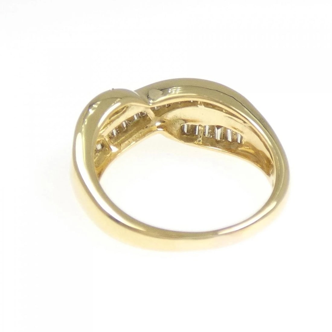 K18YG DIAMOND RING - 3