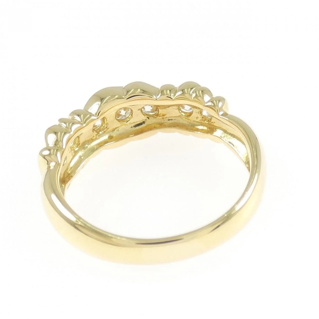 K18YG DIAMOND RING - 2