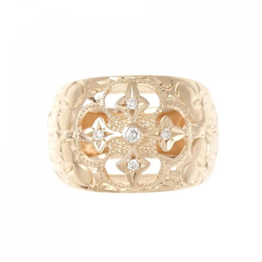 K18PG DIAMOND RING - 2