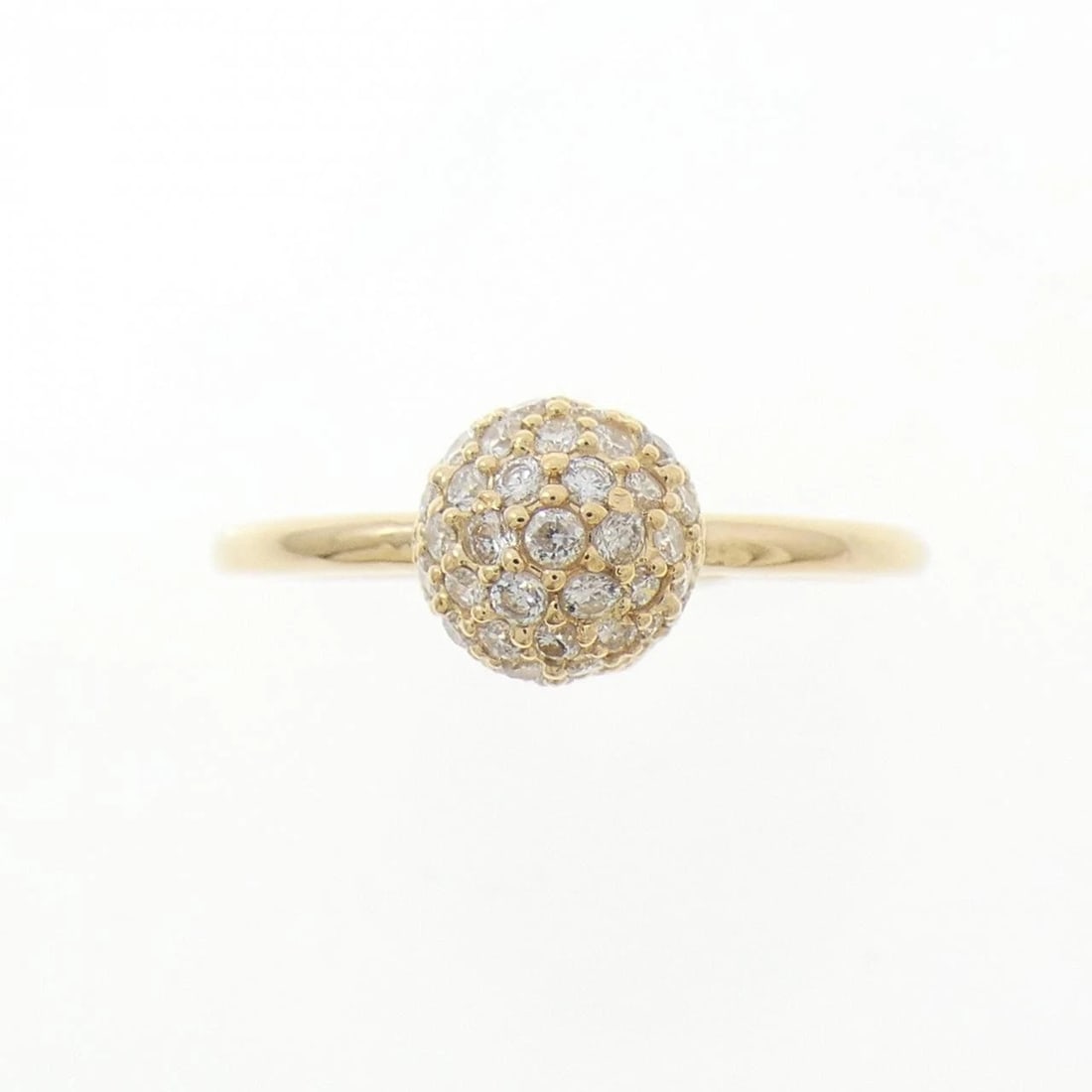 K18YG DIAMOND RING - 2