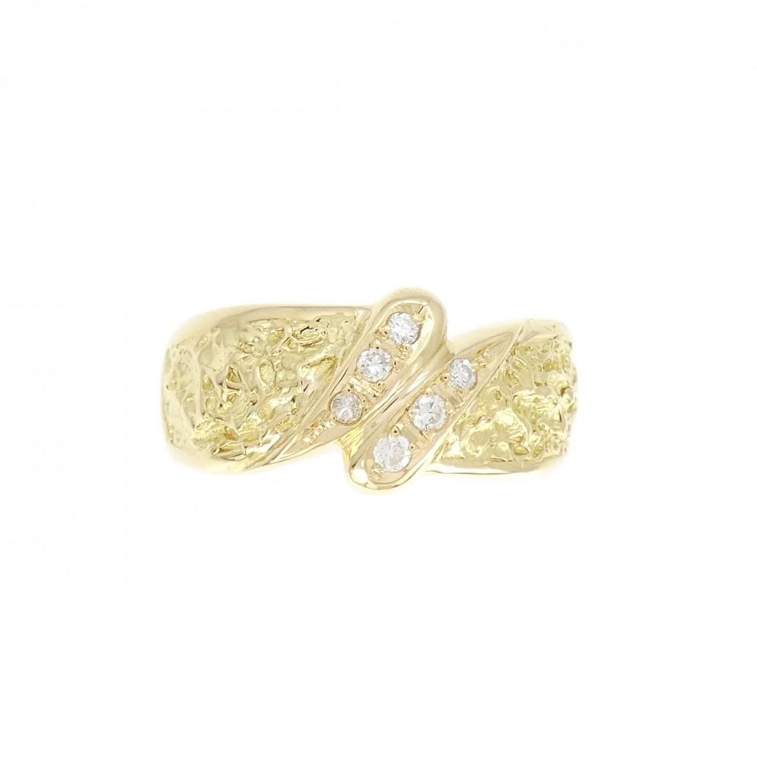 K18YG DIAMOND RING - 2