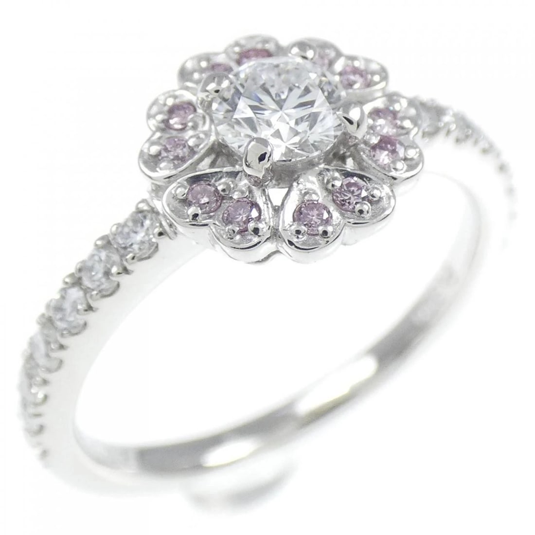 PT DIAMOND RING: PT Diamond Ring Brand: Unbranded Type/Style: Ring Material: PT, Color: Silver Size: US 6 1/4 Accessories: None Accessories Notice: When purchasing pre-owned goods, please refer to the photos of the