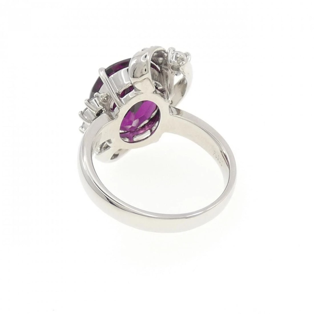 PT900 GARNET RING - 3