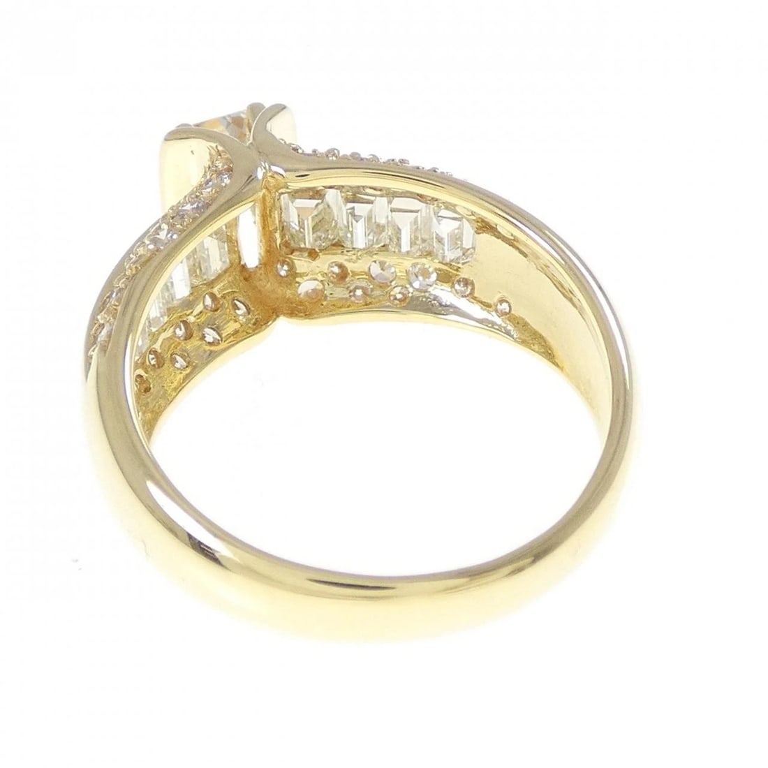 K18YG DIAMOND RING - 3