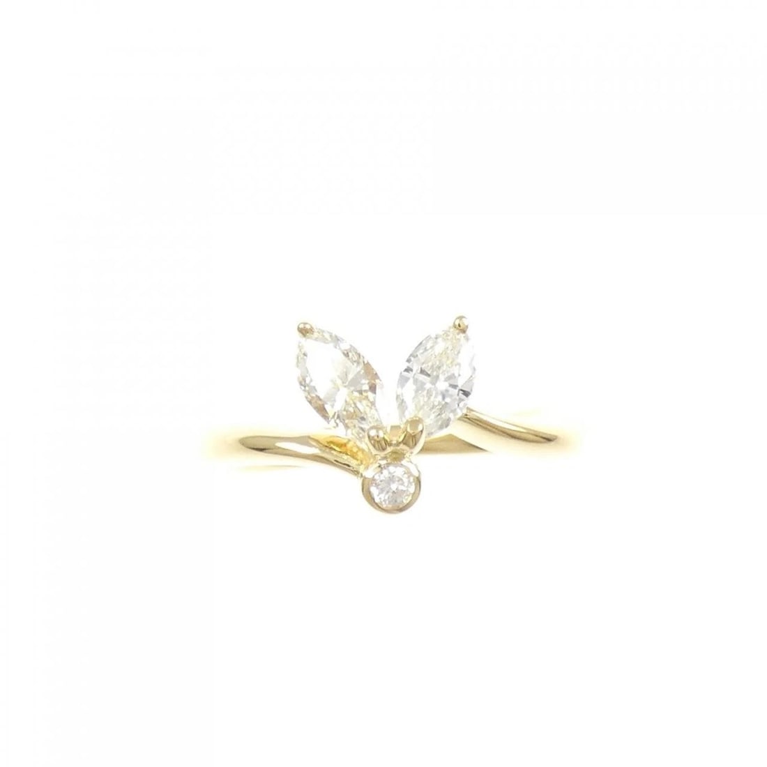 K18YG DIAMOND RING - 2