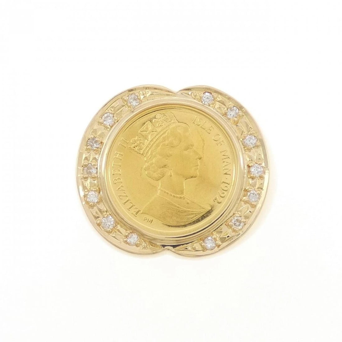 K18YG DIAMOND RING - 2