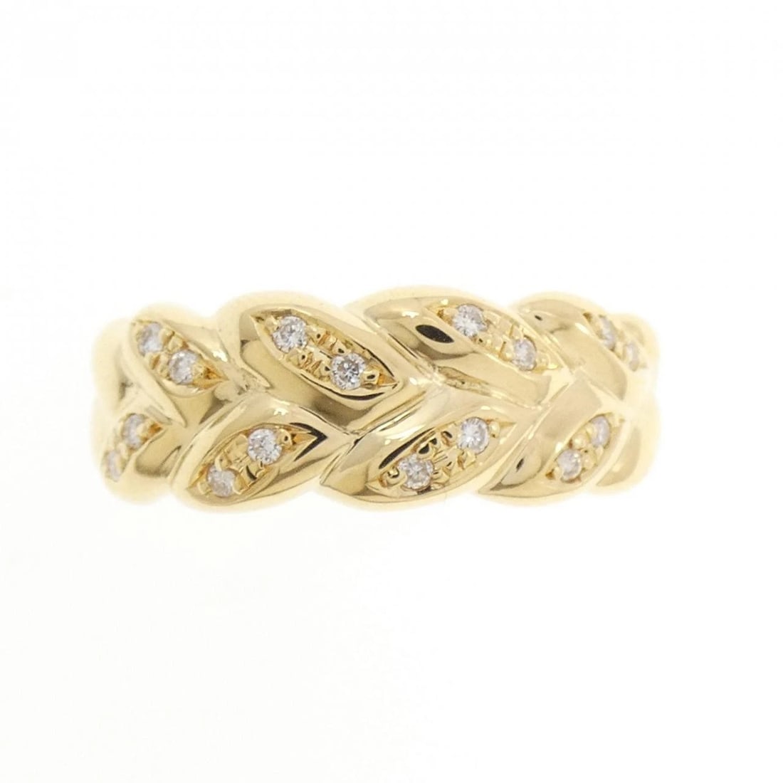 K18YG DIAMOND RING - 2