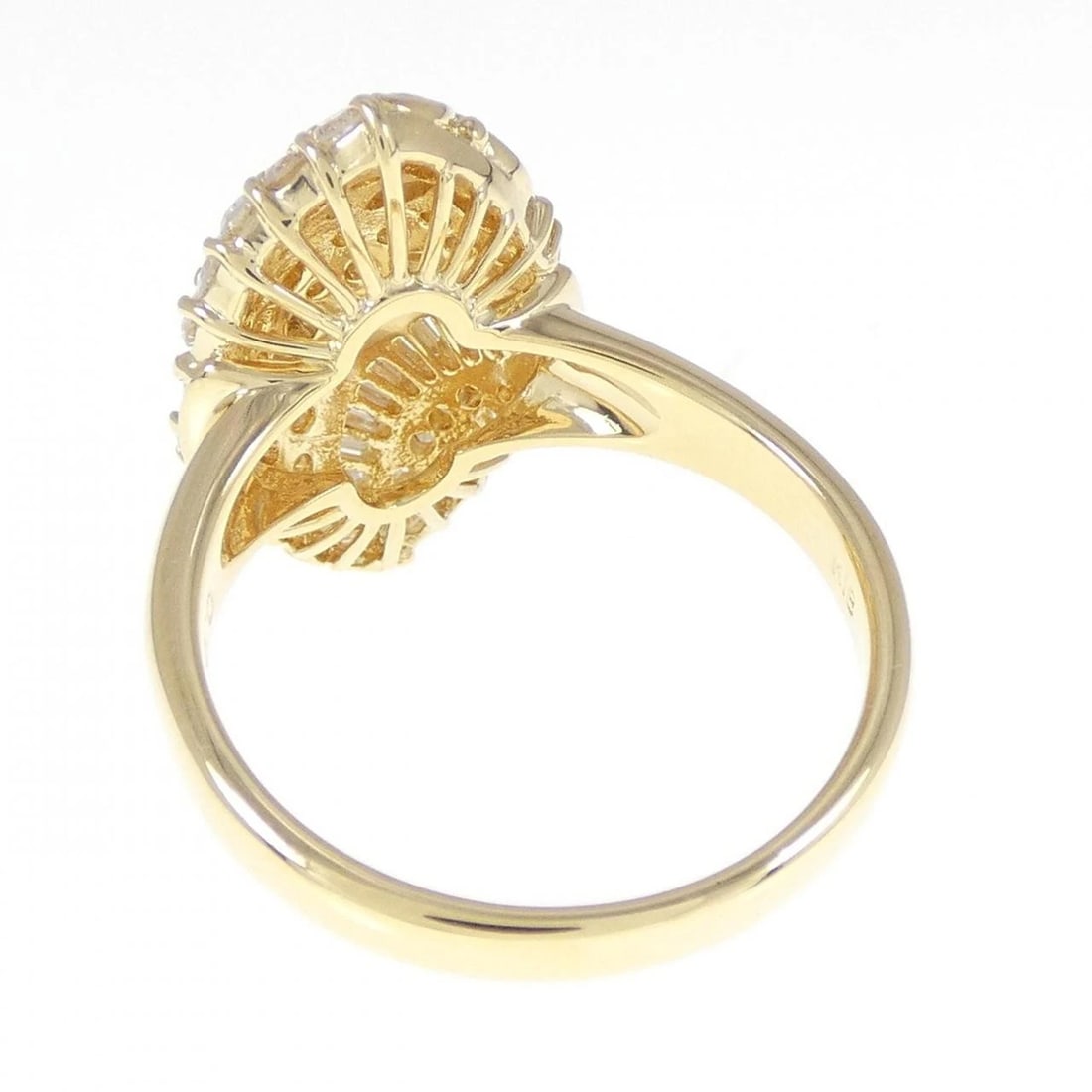 K18YG DIAMOND RING - 3