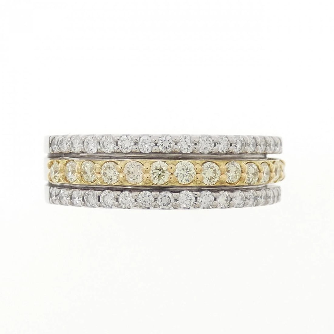 K18WG/K18YG DIAMOND RING - 2