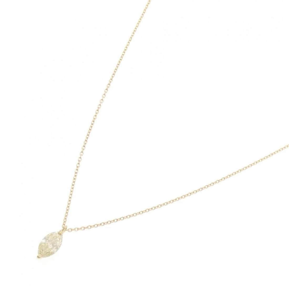 K18YG DIAMOND NECKLACE - 2