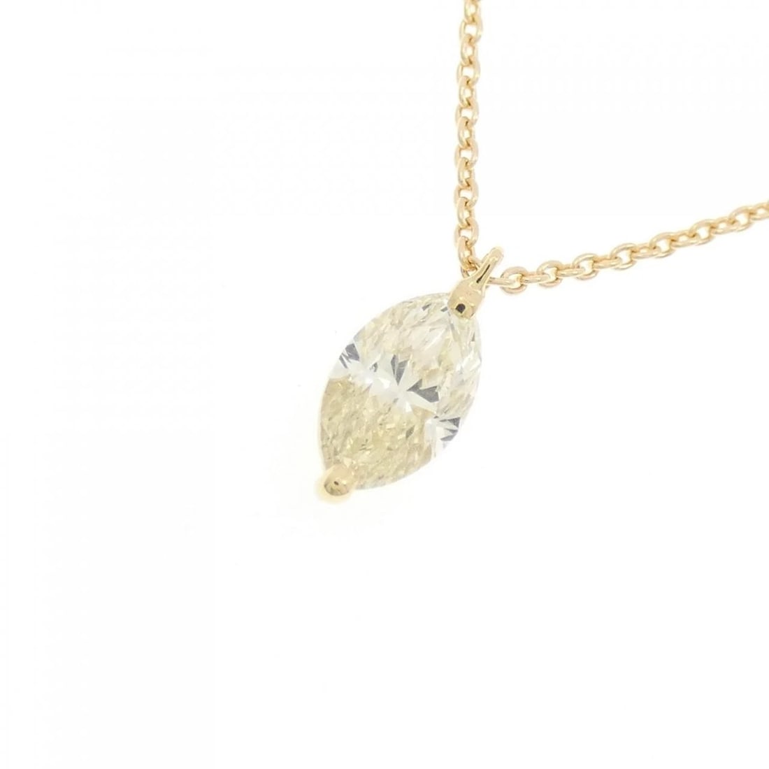 K18YG DIAMOND NECKLACE - 3