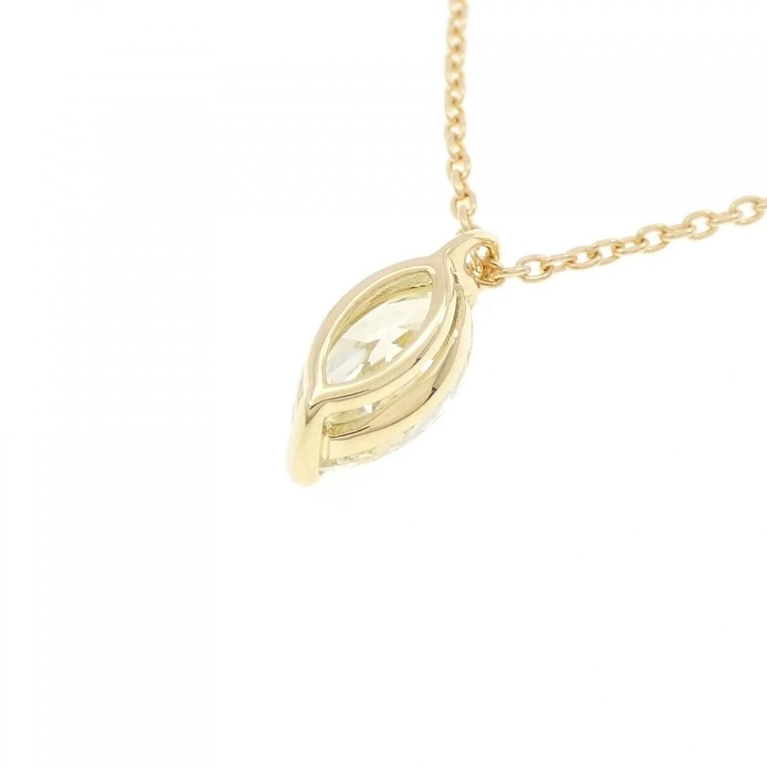 K18YG DIAMOND NECKLACE - 4