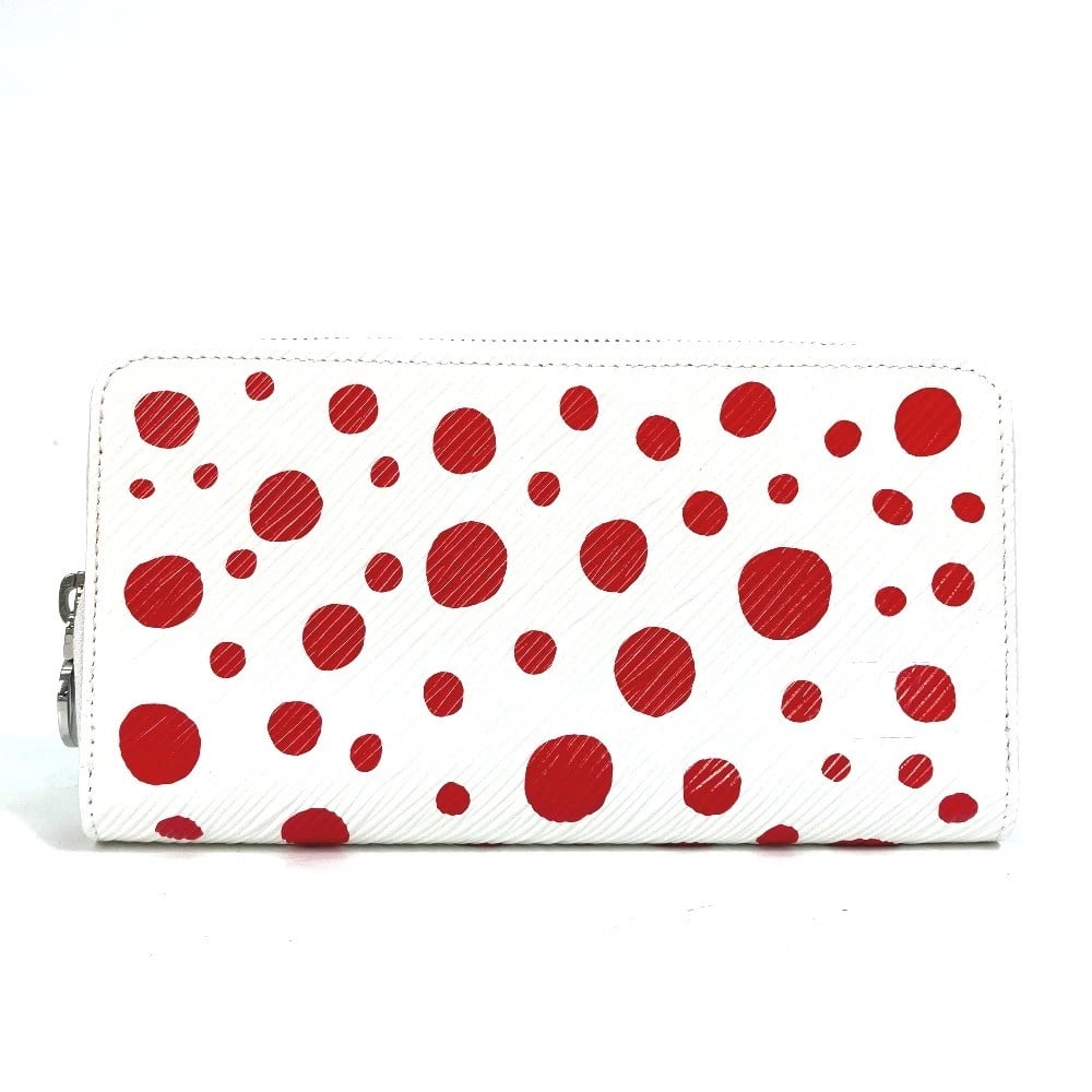 LOUIS VUITTON EPI ZIPPY WALLET YAYOI KUSAMA WALLET: LOUIS VUITTON Epi Zippy Wallet Yayoi Kusama Wallet Brand: LOUIS VUITTON Type/Style: Long Wallet Material: Epi Leather / Empreinte Color: Rouge / RedxWhite Size: W7.7?H4.7inch / W19.5cm?H12cm