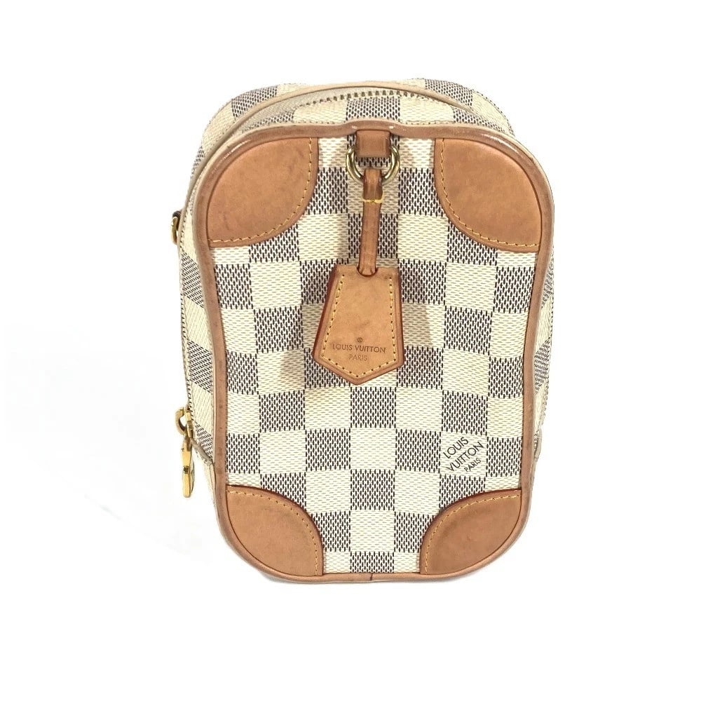 LOUIS VUITTON DAMIER AZUR NEOCAPIE BAGS CROSSBODY: LOUIS VUITTON Damier Azur neocapie Bags Crossbody Brand: LOUIS VUITTON Type/Style: Shoulder Bag Material: Damier Azur Canvas Color: White Size: W4.3?H6.7?D2.0inch / W11cm?H17cm?D5cm Accessories: None
