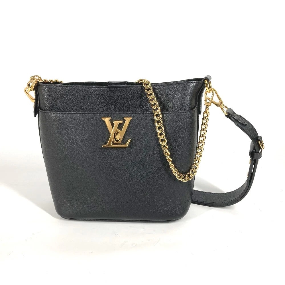 LOUIS VUITTON LOCK & WALK SHOULDER BAG: LOUIS VUITTON Lock & Walk Shoulder bag Brand: LOUIS VUITTON Type/Style: Shoulder Bag Material: Calf leather Color: Black Size: W7.9?H8.1?D4.7inch / W20cm?H20.5cm?D12cm Accessories: None Ac