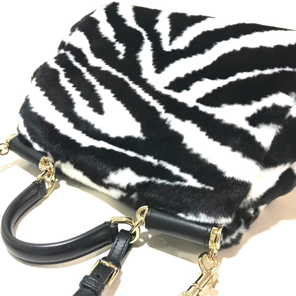 UNDOLCE&GABBANA ZEBRA PATTERN HAND BAG - 4