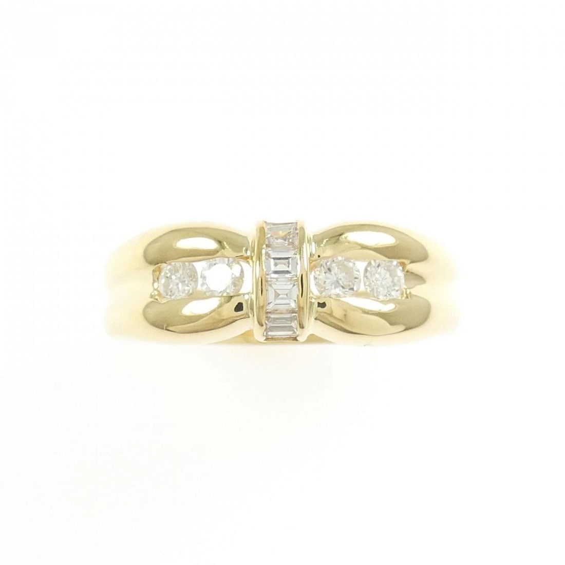 K18YG DIAMOND RING - 2