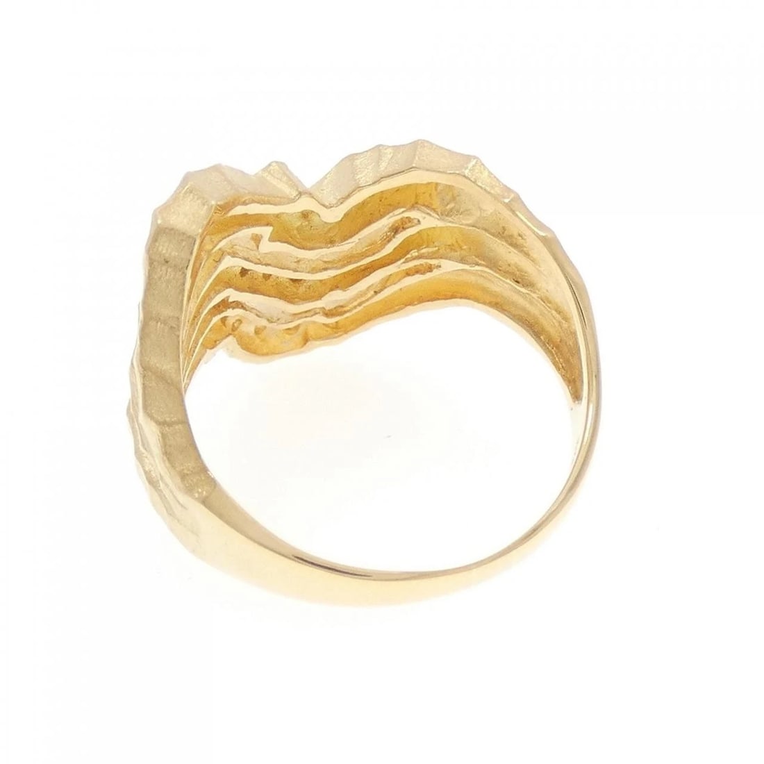 K18YG DIAMOND RING - 3