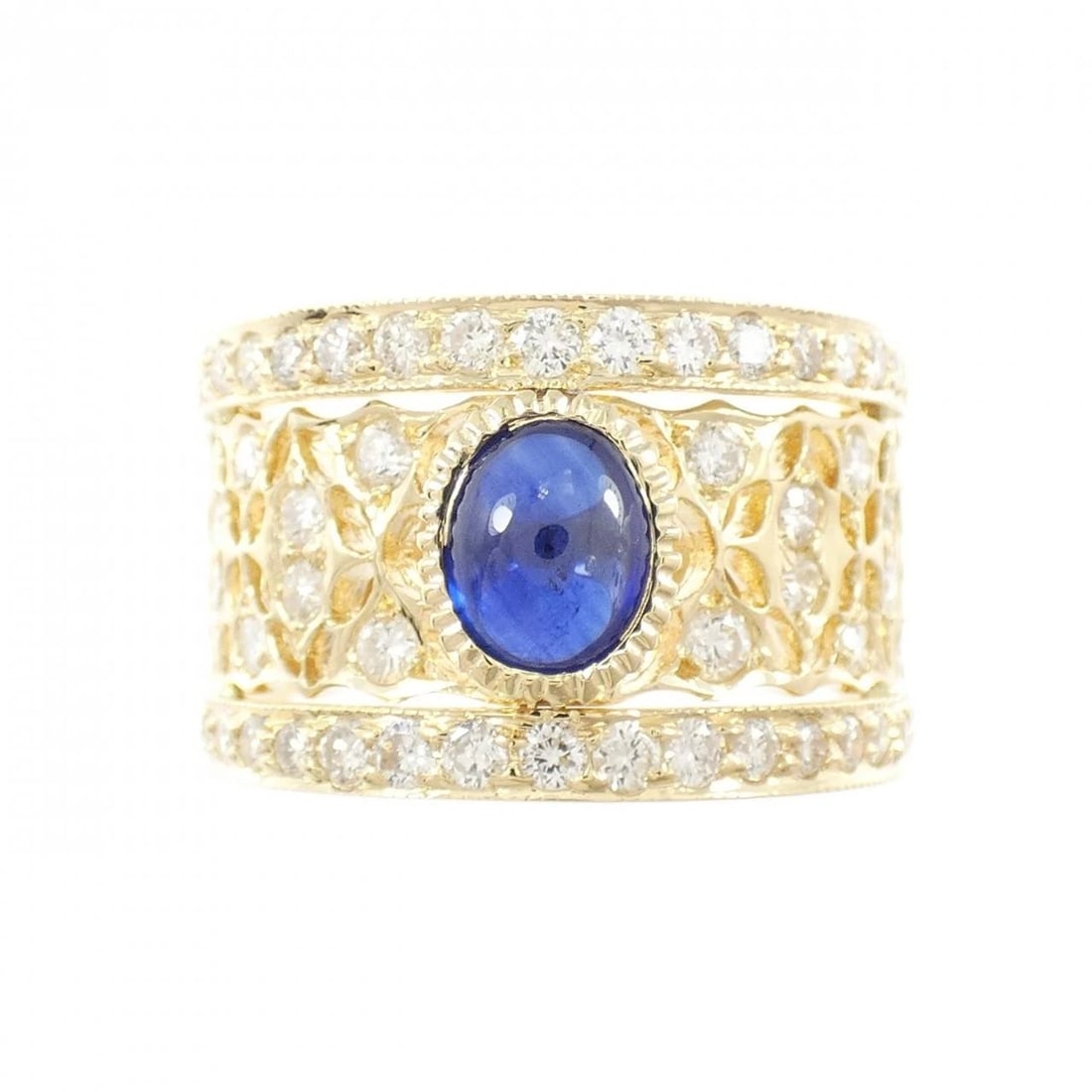 K18YG SAPPHIRE RING - 2