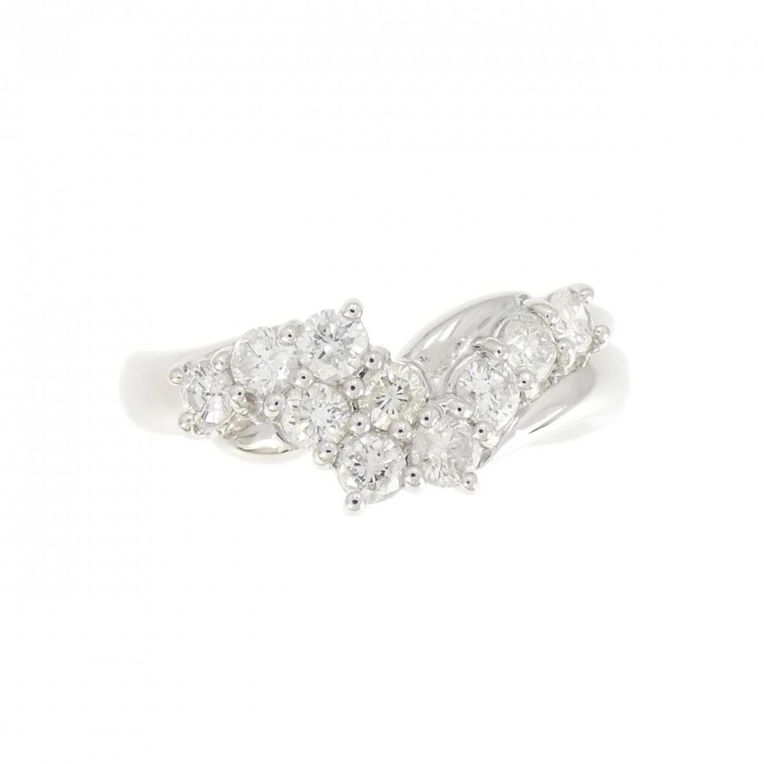 PT DIAMOND RING: PT Diamond Ring Brand: Unbranded Type/Style: Diamond Ring Material: Platinum, Main Stone Natural Color: Platinum Size: US 6 Accessories: None Accessories Notice: When purchasing pre-owned goods,