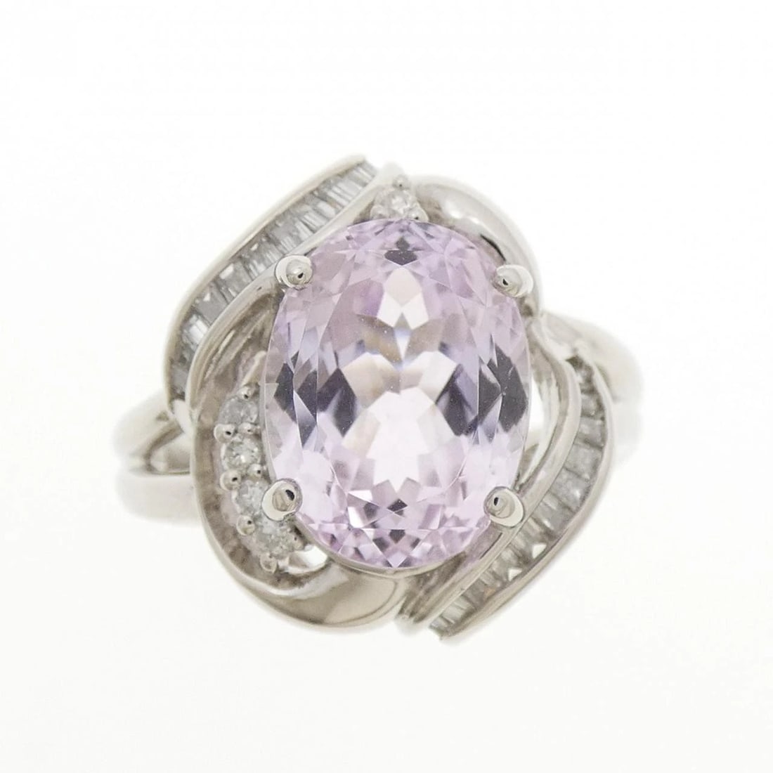 PT900 KUNZITE RING - 2